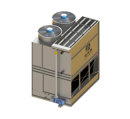 单进风复合流闭式冷却塔